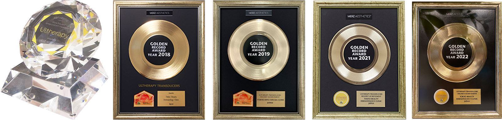 Ultherapy Golden Record Awardの