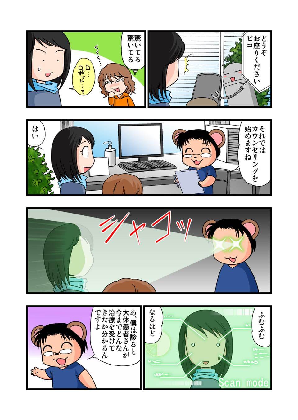 東京美容皮膚科クリニック公式漫画 2P