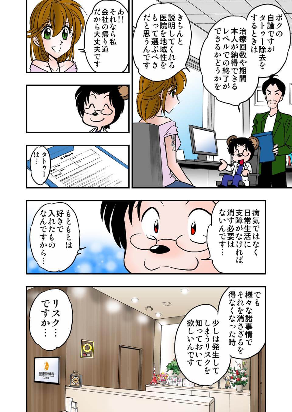 東京美容皮膚科クリニック公式漫画 6P